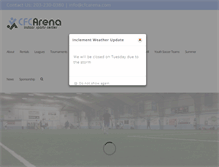 Tablet Screenshot of cfcarena.com